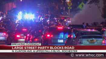Police: Street party shuts downs 8 blocks of North Clinton Avenue