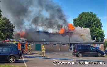 Firefighters tackle huge blaze at Bromham social club