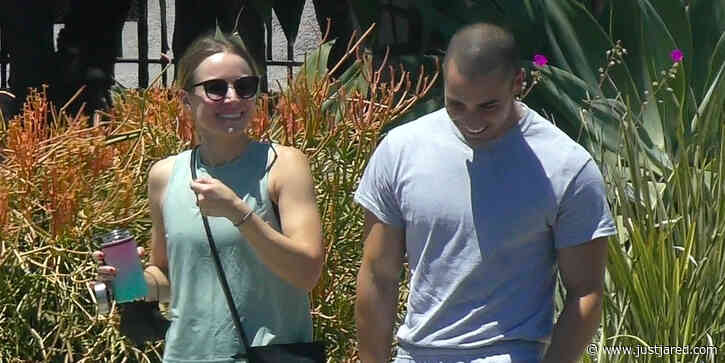 Kristen Bell & Benjamin Levy Aguilar Wrap Up A Weekend Workout Together