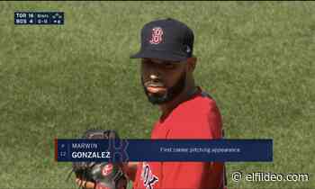 ¿Cómo lució? Marwin González se subió a la lomita por primera vez en la MLB (Vídeo) - El Fildeo