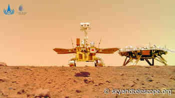 China’s Zhurong Rover Snaps Selfie on Mars