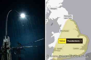 Met Office issues 'yellow' storm warning for Swindon | This Is Wiltshire - This Is Wiltshire