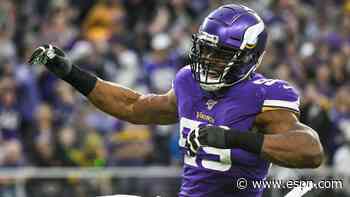 Source: Vikings expect DE Hunter at minicamp