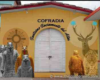 Mural inmortaliza festividad del Corpus Christi de Suchiapa - Chiapasparalelo