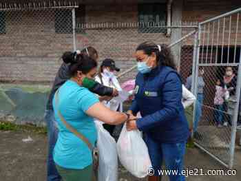 Damnificados de incendio en el barrio Santa Ana de Villamaría recibieron ayudas - Eje21