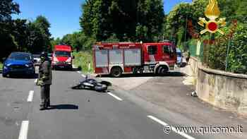 Erba, scontro auto moto: ferito il centauro 42enne - QuiComo