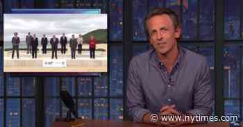 Seth Meyers Sums Up Biden’s Time at G7