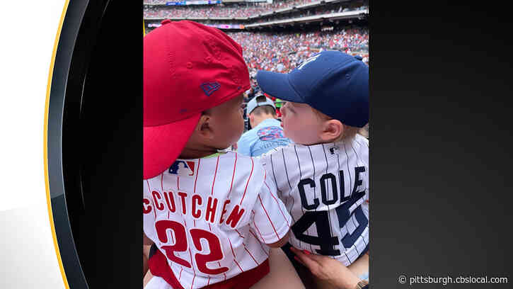 Kids Of Former Pirates Andrew McCutchen, Gerrit Cole Watch Baseball Game Together
