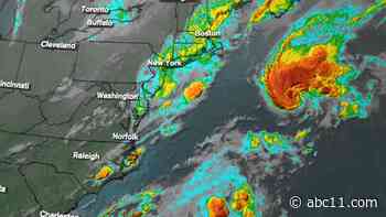 Tropical Storm Bill rushing away from NC; 2 other systems developing