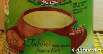 Tahini recalled for possible salmonella risk, product sold in Ontario and Quebec