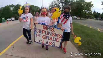 WATCH: The students at this Clarence elementary school celebrated Flag Day while raising money for Honor Flight
