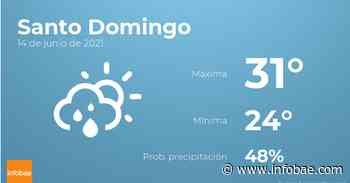 Previsión meteorológica: El tiempo hoy en Santo Domingo, 14 de junio - Infobae.com