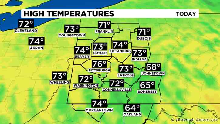 Pittsburgh Weather: Storm Chances Simmer Down, Chances Of Rain Remain