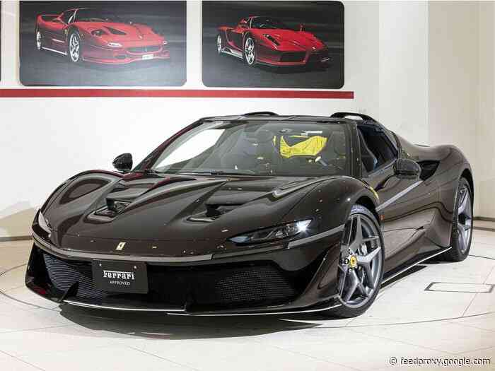 One of only 10 Ferrari J50 sports cars is for sale in Japan