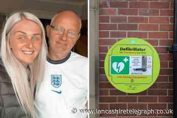 Burnley woman's defibrillator plea after dad's heart attack