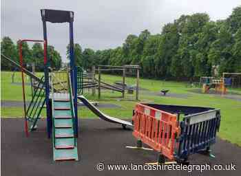 Vandals wreck play area in historic castle grounds