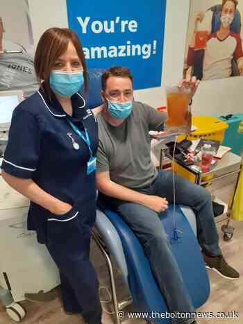 Jason Manford helps Bolton plasma drive