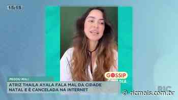 Atriz Thaila Ayala fala mal da cidade natal e é cancelada na internet - RIC Mais Paraná