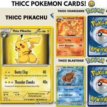 Thicc Pokemon 4 Card Set