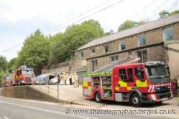 Crews extinguish fire at industrial building in Oxenhope