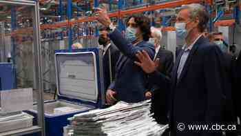 Vaccines dominate Trudeau's final day of international trip