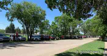 Public invited to pay respect to fallen RCMP officer as body returns to Wolseley, Sask.