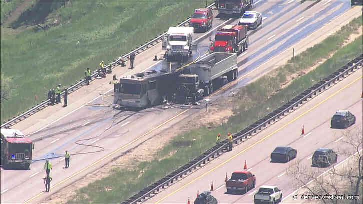 I-70 Westbound Closed: RV Catches Fire And Rolls Backwards, Ignites Semi Truck Near Genesee