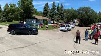 Body of RCMP Const. Shelby Patton arrives in Wolseley