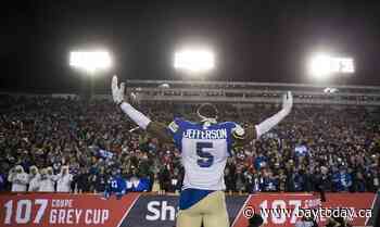CFL return to play finally gives Blue Bombers an opportunity to defend Grey Cup title