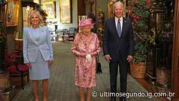 Rainha Elizabeth II recebe presidente Joe Biden e a primeira-dama americana - Último Segundo