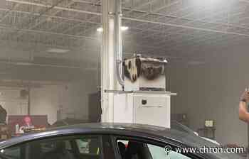 Fire reported inside Tesla dealership in Houston