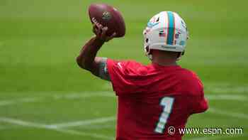 'Aggressive' Tua picked off five times at minicamp