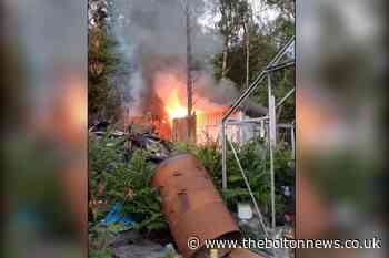 Shed in Bolton woodland near houses set on fire - The Bolton News