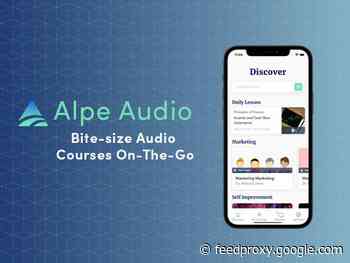 Alpe Audio: Bite-Size Audio Courses On the Go, save 58%