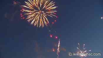 Fireworks fly over New York State to celebrate lifted COVID-19 restrictions