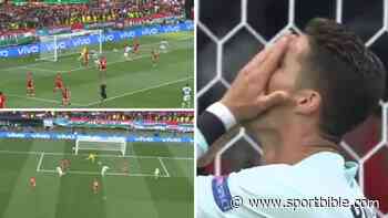 Cristiano Ronaldo Misses Absolute Sitter Against Hungary After Stunning Bruno Fernandes Cross - SPORTbible