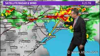 Houston Forecast: Severe thunderstorm warning for several counties until 7:45 p.m. - KHOU.com