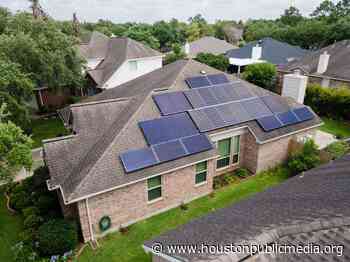 Houston Solar Energy Growth Surges In Recent Years, Despite Lagging Other Big Cities - Houston Public Media