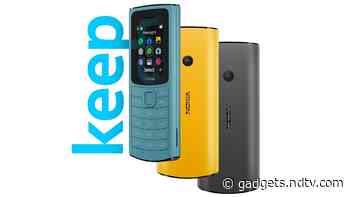 Nokia 110 4G, Nokia 105 4G With VoLTE Support, Wireless FM Radio Launched: Specifications