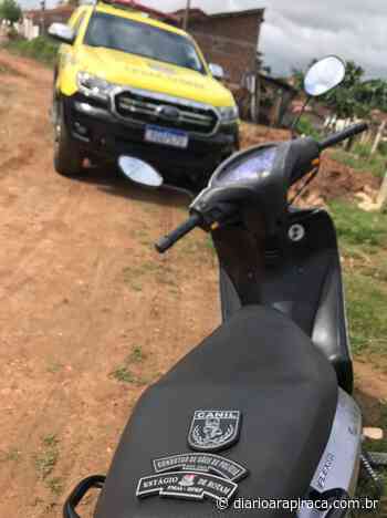 Moto roubada é recuperada pela PM e entregue ao proprietário em Arapiraca - Diário Arapiraca