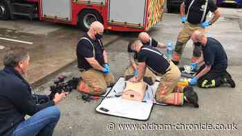Firefighters refresh CPR skills and public urged to do same following footballer's cardiac arrest - Oldham Chronicle
