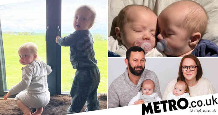 Couple win IVF competition and have rainbow twins after 12 agonising years of trying