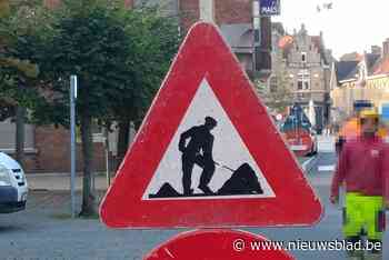 Dringende werken aan Nieuwbaan, verkeer wordt omgeleid