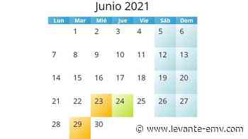 El próximo 24 de junio es festivo pero si no trabajas tendrás que recuperar las horas - Levante-EMV