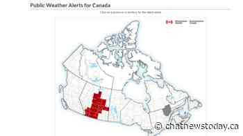 Heat warning in effect for Medicine Hat - CHAT News Today