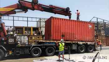 Eco Wave Power wave device arrives in Israel