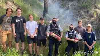 Williams Lake RCMP thank 6 teens for helping prevent forest fire - CBC.ca