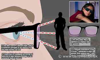 Scientists develop an ultra-thin crystal film that could allow humans to see in the DARK