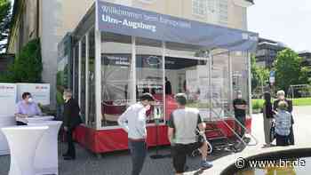 Bahnausbau Augsburg-Ulm: Infomobil bezieht die Bürger mit ein - BR24