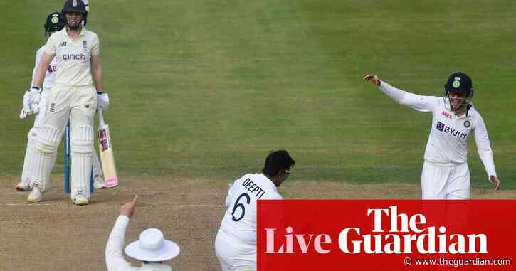 England v India: women’s Test match, day one – as it happened